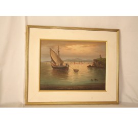 Κορνίζα θαλασσογραφία